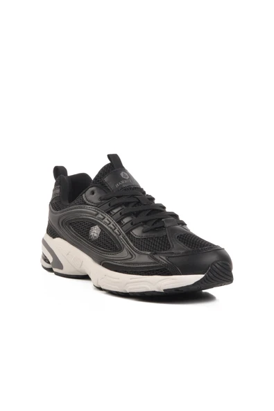 Hammer Jack Siyah Fileli Hafif Hava alabilen Erkek Spor Ayakkabı Alfonso 25025 M - Resim 3