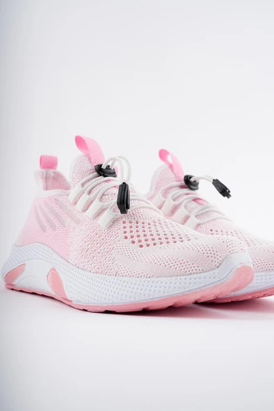 Muggo JETSON Günlük Unisex Çocuk Garantili Bağcıklı Rahat Sneaker Spor Ayakkabı  PUDRA 35 - 6