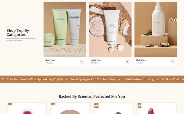 SkinFuel – Beauty & Skincare Brands Shopify Teması - 3