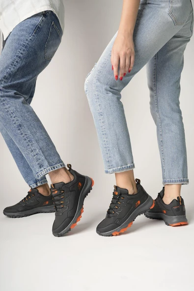 Muggo North Unisex Garantili Trekking Outdoor Ayakkabı  SİYAH 43 - 2