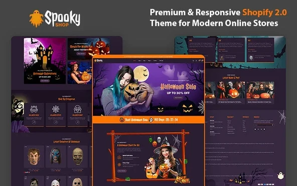 Spooky – That Brings Halloween to Life Shopify Teması