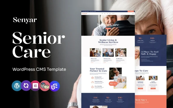 Senyar - Senior Care & Nursing Home Multipurpose WordPress Teması - 1