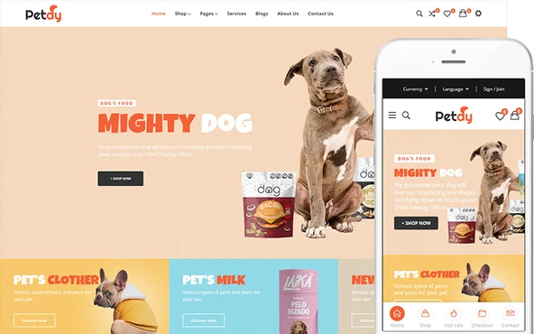 Petdy - Pets and Vets WooCommerce Teması - 1