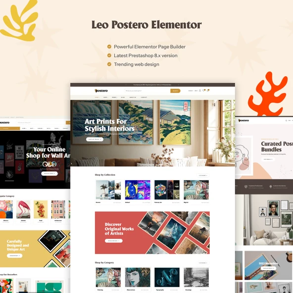 Leo Postero - Arts & Painting PrestaShop Teması - 3