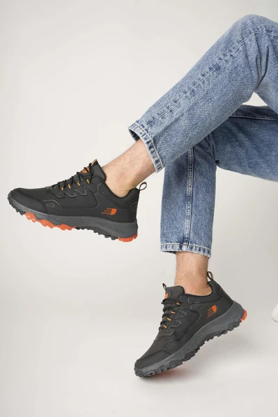 Muggo North Unisex Garantili Trekking Outdoor Ayakkabı  SİYAH 43 - 5