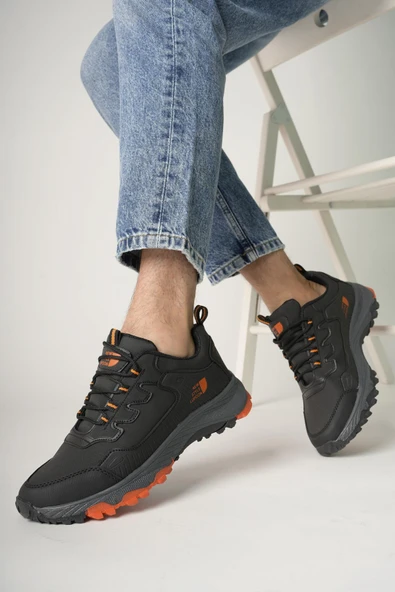 Muggo North Unisex Garantili Trekking Outdoor Ayakkabı  SİYAH 47