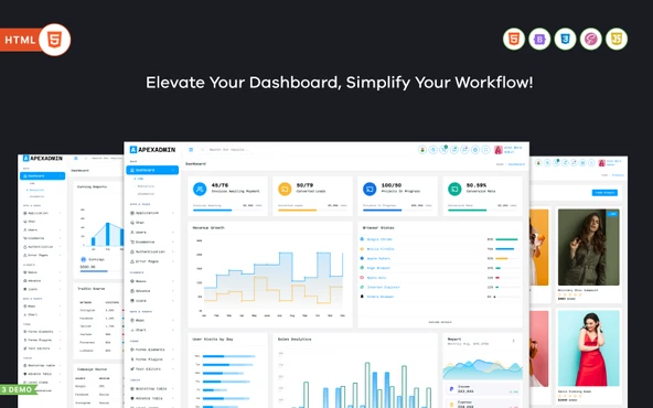 Apexadmin – Bootstrap 5 Admin Teması