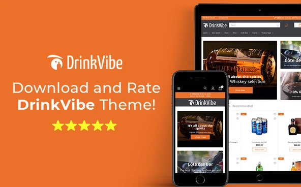 DrinkVibe - Liquor Store Ready-to-Use Clean Magento Teması - Resim 3