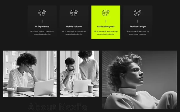 Nexia-Creative Agency PSD Teması - 2