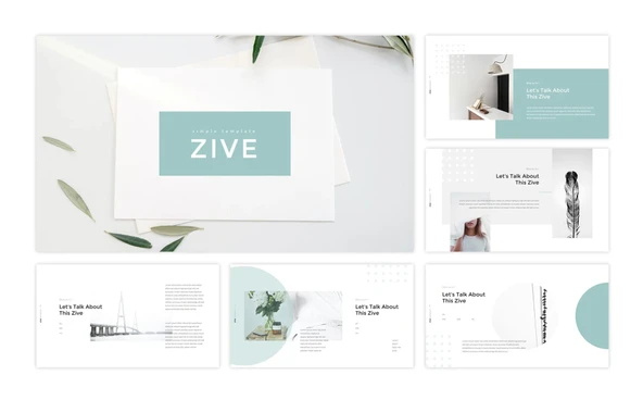 Zive – Simple & Minimal Power Point Teması - 4