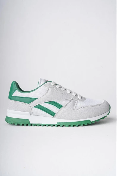 Muggo MGMORİS Unisex Günlük Garantili Yürüyüş Koşu Sneaker Spor Ayakkabı  YEŞİL 38 - Resim 7