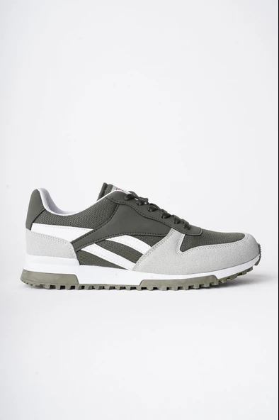 Muggo MGMORİS Unisex Günlük Garantili Yürüyüş Koşu Sneaker Spor Ayakkabı  HAKİ 37 - 3
