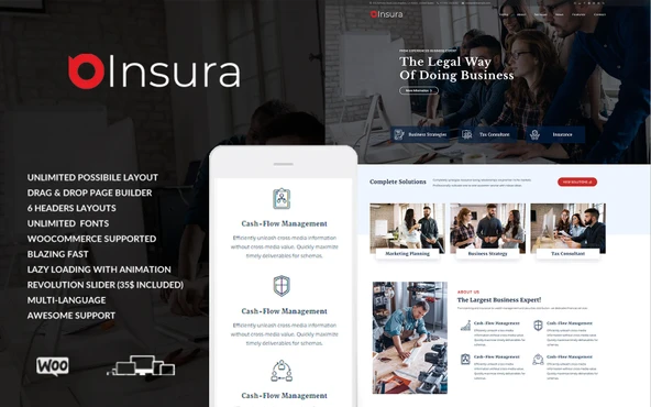 Insura - Finance & Insurance Services Wordpress Teması