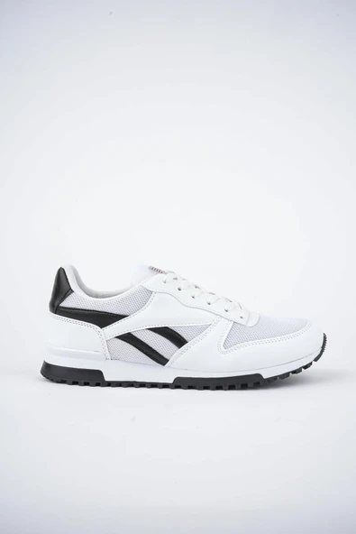 Muggo Elvis Unisex Ortopedik Günlük Garantili Yürüyüş Koşu Sneaker Spor Ayakkabı  BEYAZ 38 - 6