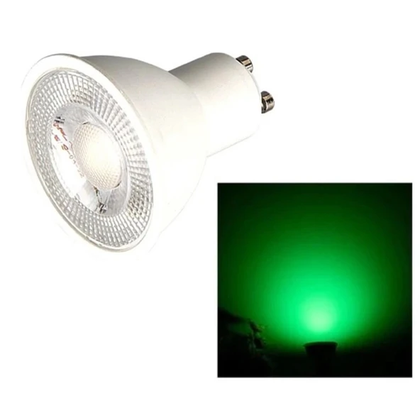 Cata CT-4215 8W Yeşil Işık GU10 Duy Spot Çanak Led Ampül