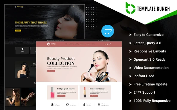 Aesthetic - Salon & Cosmetic OpenCard Teması