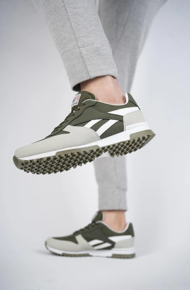 Muggo MGMORİS Unisex Günlük Garantili Yürüyüş Koşu Sneaker Spor Ayakkabı  HAKİ 40 - 2