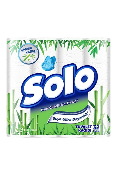 Solo Bambu Katkılı Tuvalet Kağıdı 32'li