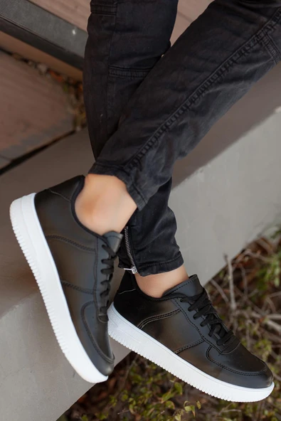 Muggo HOPE Kadın Günlük Sneaker  SİYAH- BEYAZ 37 - 2