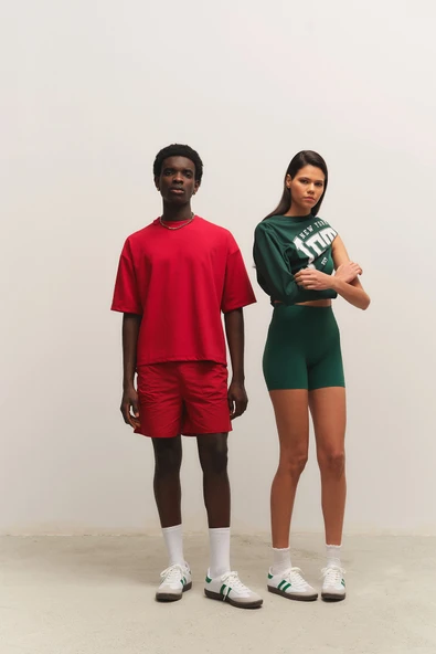 Muggo GORDON Unisex Ortopedik Günlük Garantili Bağcıklı Yürüyüş Koşu Sneaker Spor Ayakkabı  YEŞİL 44 - 2