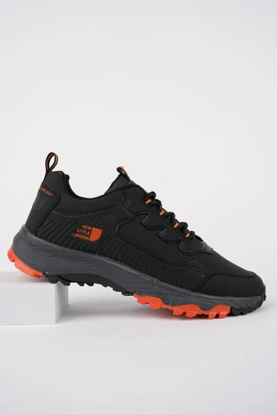 Muggo KUZEY Unisex Garantili Trekking Outdoor Sneaker Ayakkabı  SİYAH 45 - 5
