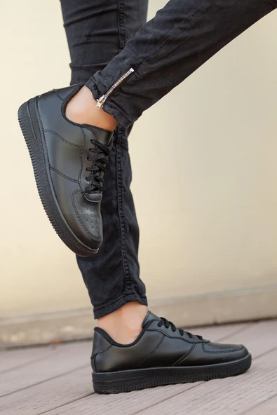 Muggo MGPOGBA Unisex Sneaker Günlük Spor Ayakkabı  SİYAH 40