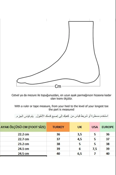 Muggo HOPE Kadın Günlük Sneaker  SİYAH- BEYAZ 37 - 3