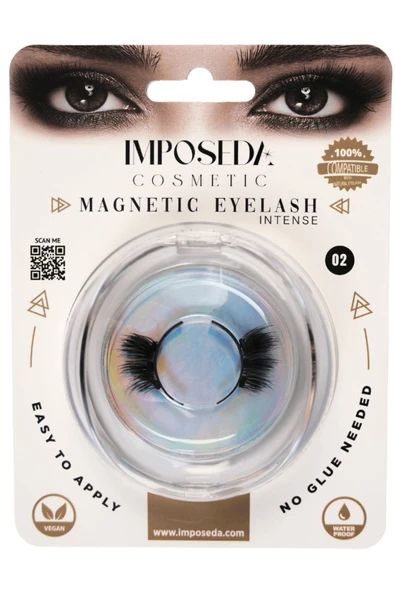 İMPOSEDA Mıknatıslı Kirpik Intense Uzun Ve Yoğun Kirpikler Için Özel Tasarlandı. Mıknatıs Kirpik - 4