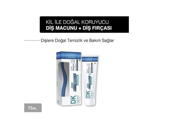 Dkdent Klasik Florürsüz Diş Macunu 75 Ml Diş Fırçası Li X 3 Adet - 2
