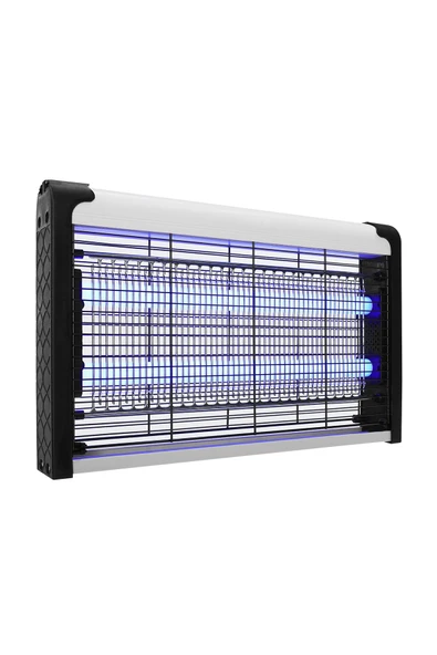 Büyük Boy 6W 2000V Zincir Askılı İkili Ledli Elektrikli Sinek Öldürücü UV Işıklı Cihaz - 7