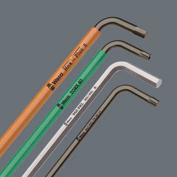 Wera 950-9 Hex-Plus 9 Lu Kısa Alyan Set 05021737001 - 5