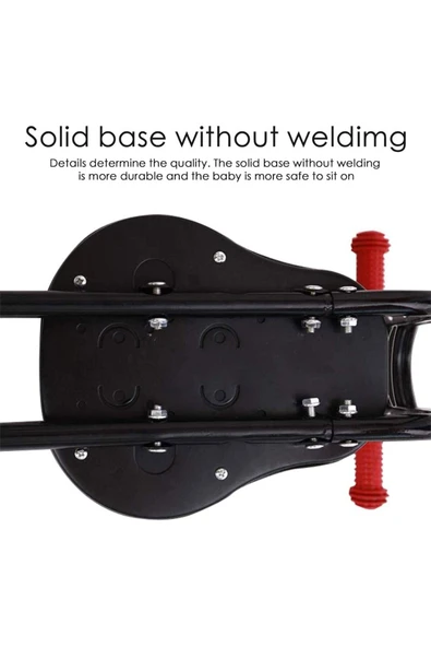 Sarissa Bisiklet Çocuk Taşıyıcı Ön Taşıyıcı Kadro Bağlantılı Bisiklet Çocuk Koltuğu Taşıyıcı Sele - 7