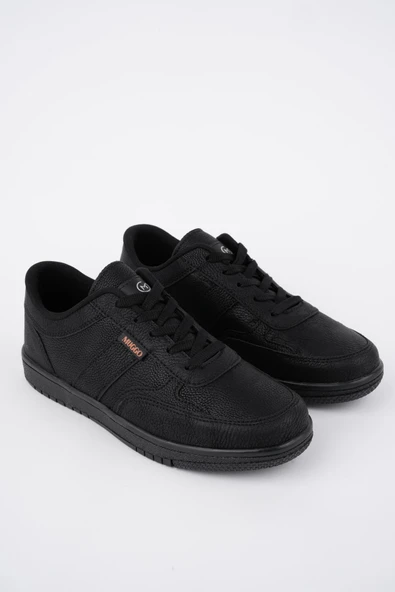 Muggo Jim Garantili Erkek Günlük Casual Bağcıklı Sneaker Spor Ayakkabı  SİYAH 43 - 7
