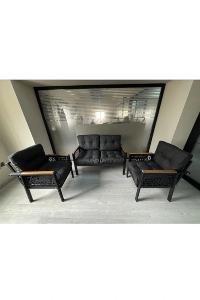 MİAMİ 2+1+1 MELİSA Balkon-bahçe-kafe Çay Seti Koltuk Oturma Takımı-oturma Grubu,ofis Koltuğu ürün görseli