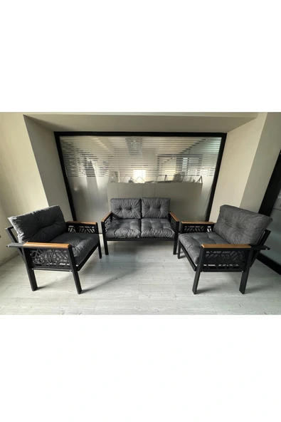 MİAMİ 2+1+1 MELİSA Balkon-bahçe-kafe Çay Seti Koltuk Oturma Takımı-oturma Grubu,ofis Koltuğu ürün görseli