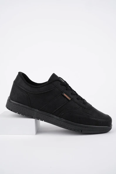 Muggo Jim Garantili Erkek Günlük Casual Bağcıklı Sneaker Spor Ayakkabı  SİYAH 43 - 6