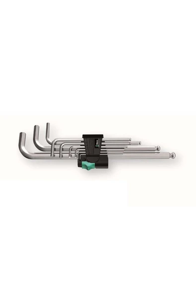 Wera 950/9 Pkl Topbaşlı Alyan Anahtar Takımı 05022087001
