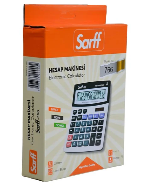 Sarff Hesap Makinesi 12 Haneli 766