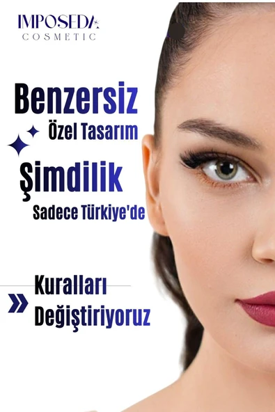 İMPOSEDA Mıknatıslı Kirpik Intense Uzun Ve Yoğun Kirpikler Için Özel Tasarlandı. Mıknatıs Kirpik - 3