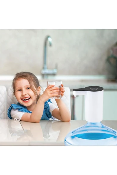 House Pratik HP70 Şarjlı Damacana Su Pompası Beyaz - 3