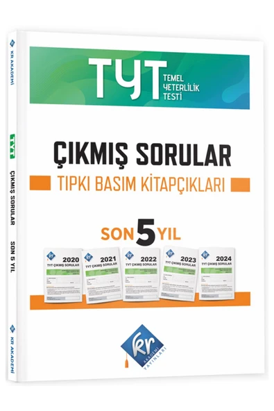 Kr Akademi Tyt Çıkmış Sorular 2020-2021-2022-2023-2024 Tıpkı Basım Son 5 Yıl 2024