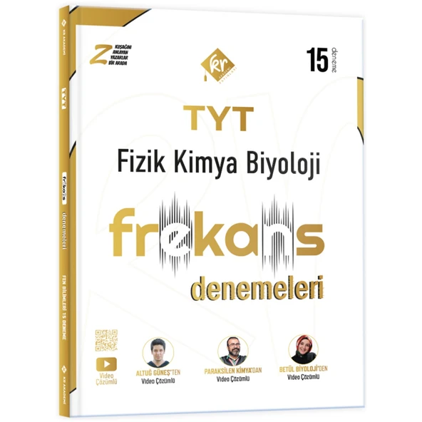 Kr Akademi 2025 Tyt Fizik Kimya Biyoloji 15 Li Frekans Denemeleri