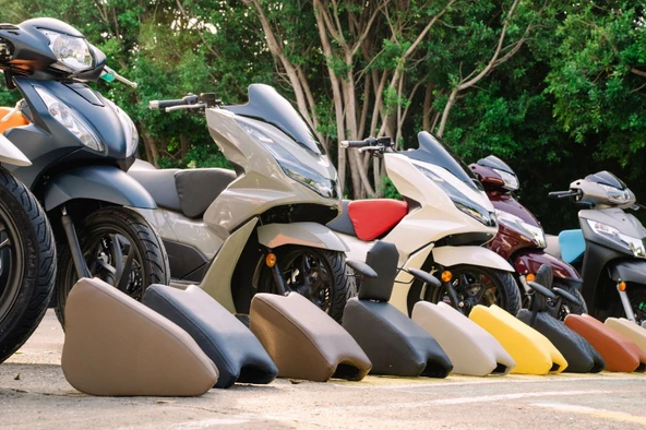 HONDA ACTİVA-DİO Motosiklet Çocuk Koltuğu, Siyah Deri, Kolsuz, 4-8 Yaş Arası, Hediyeli - 6