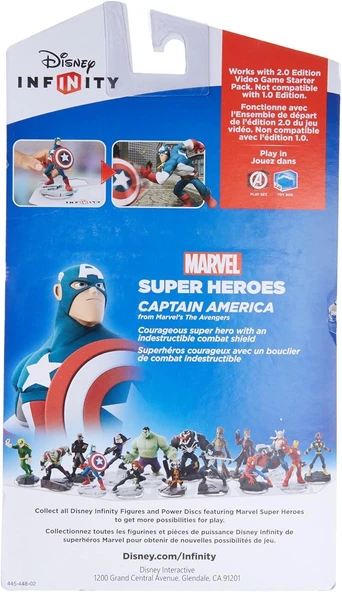 Disney Infinity: Marvel Super Heroes (2.0 Edition) Captain America Figure (Universal) - 2