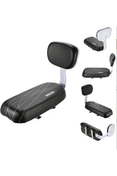 Bisiklet Arka Çocuk Koltuğu Sırt Dayamalı (Basamaklı - Gidonlu) Bagaj Koltuğu (BAGAJ DAHİL DEĞİL) - 4