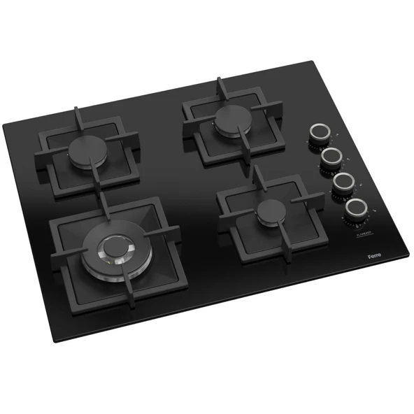 Ferre Fryart Sc serisi Wok'lu Siyah 3'lü Ankastre Set ( xe63cs-sc405-d080 ) - 3