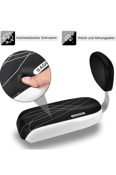 Sarissa Bisiklet Arka Bagaj Üstü Çocuk Koltuğu Sırt Dayamalı (Basamaklı - Gidonlu) Bagaj Koltuğu - Resim 8