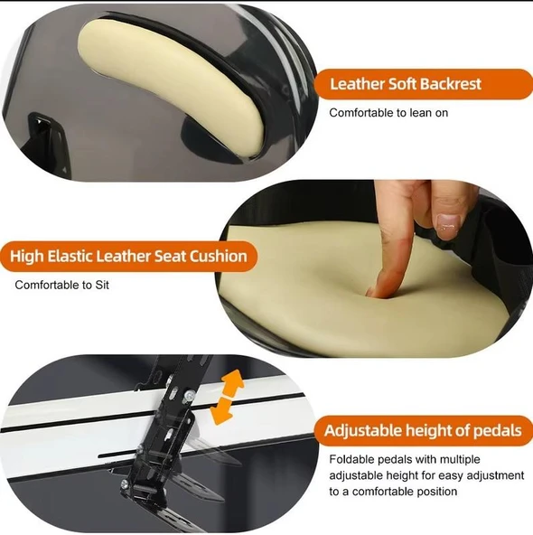 Sarissa E-Bike Bisiklet Çocuk Taşıyıcı Kadro Bağlantılı Elektrikli Bisiklet Uyumlu Çocuk Koltuğu - 2