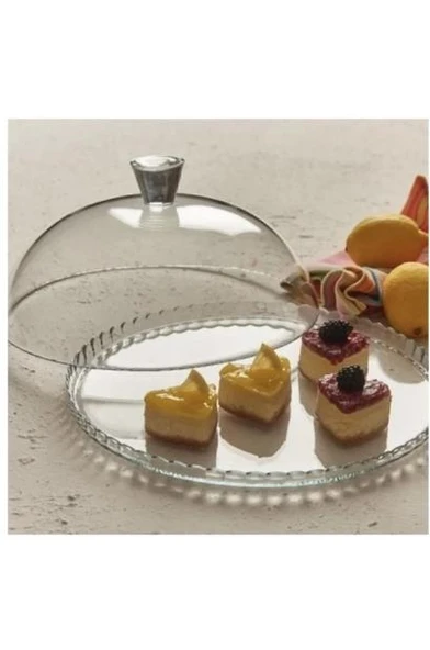 Paşabahçe 95198 Patisserie Kapaklı Servis Sunum Tabağı - 2