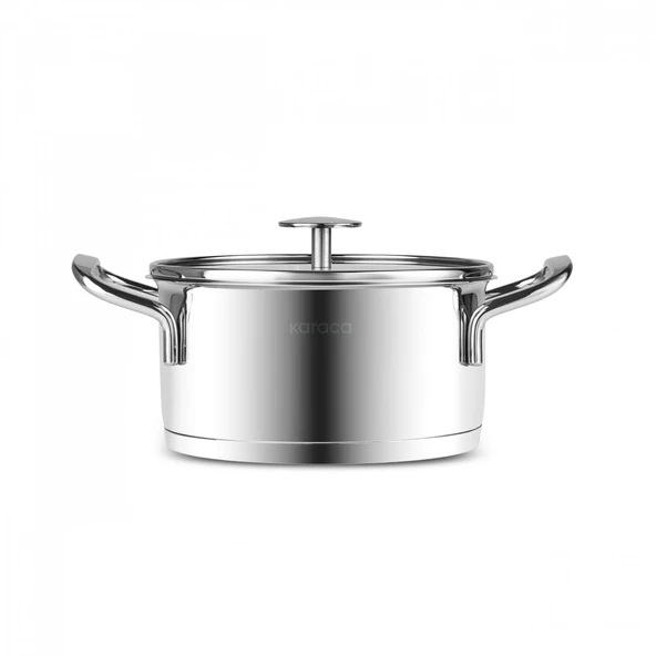 Karaca Vapor New İndüksiyon Tabanlı 6 Parça Çelik Tencere Seti - Resim 4